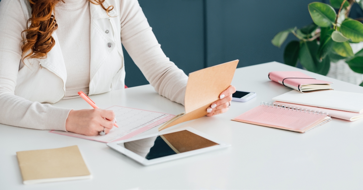 woman working in office 