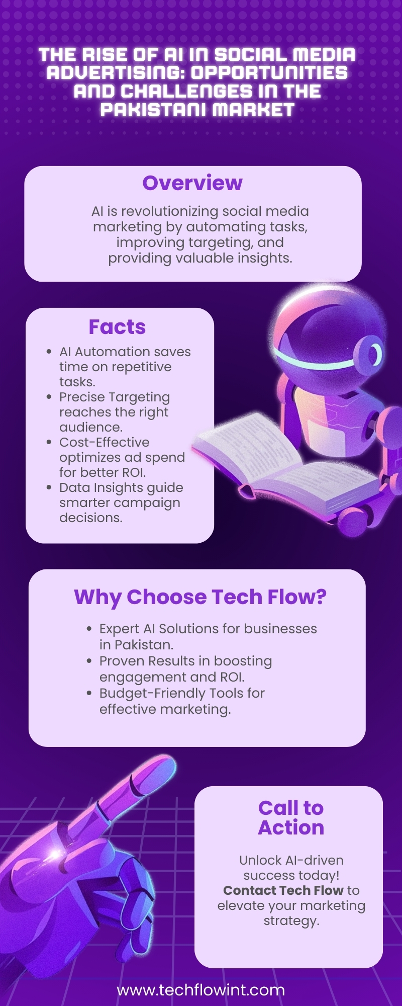 The Rise of AI in Social Media Advertising: Opportunities and Challenges in the Pakistani Market Infographic