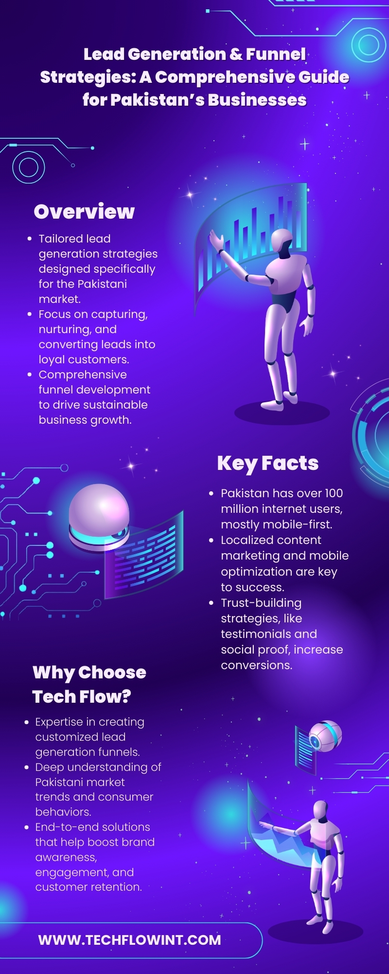 Lead Generation & Funnel Strategies A Comprehensive Guide for Pakistan’s Businesses Infographic