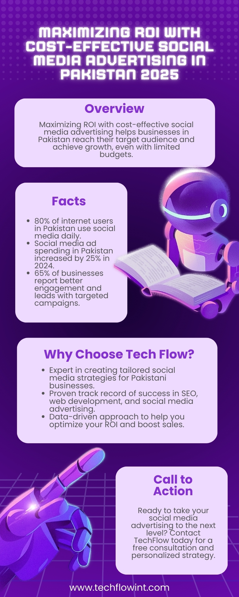 Maximizing ROI with Cost-Effective Social Media Advertising in Pakistan 2025 Infographic