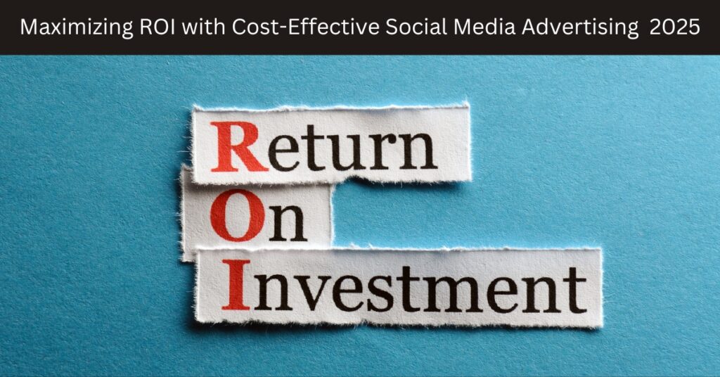 ROI Social media advertising