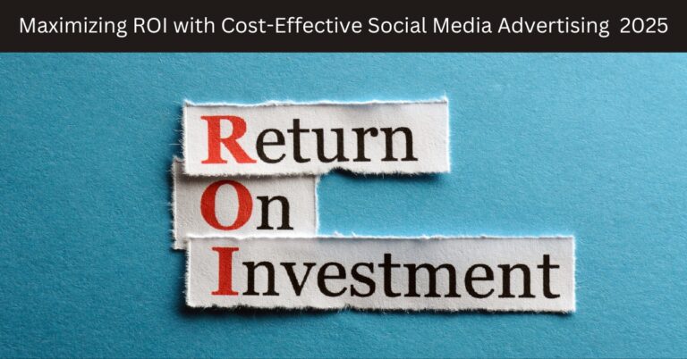 ROI Social media advertising